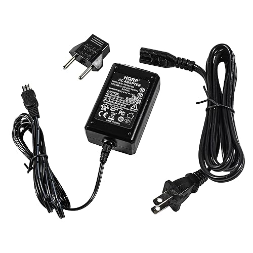 HQRP Replacement AC Adapter/Charger Compatible with Sony CyberShot DSC-R1 / DSCR1, DSC-F828 / DSCF828 Digital Camera Plus Euro Plug Adapter