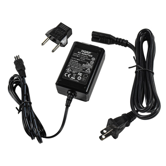 HQRP Replacement AC Adapter/Charger Compatible with Sony CyberShot DSC-R1 / DSCR1, DSC-F828 / DSCF828 Digital Camera Plus Euro Plug Adapter