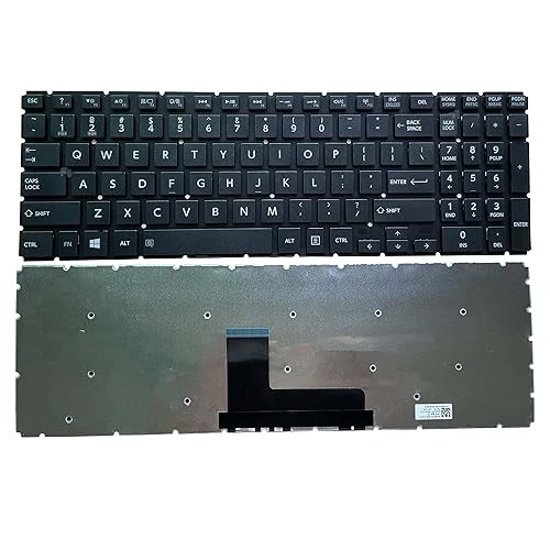 USA US Layout New Laptop Keyboard for Toshiba Satellite L50-B L50D-B L50T-B L55-B L50-C S50-B P50-C C55-C5246 C55-C5240 C55-C5241 Frameless No