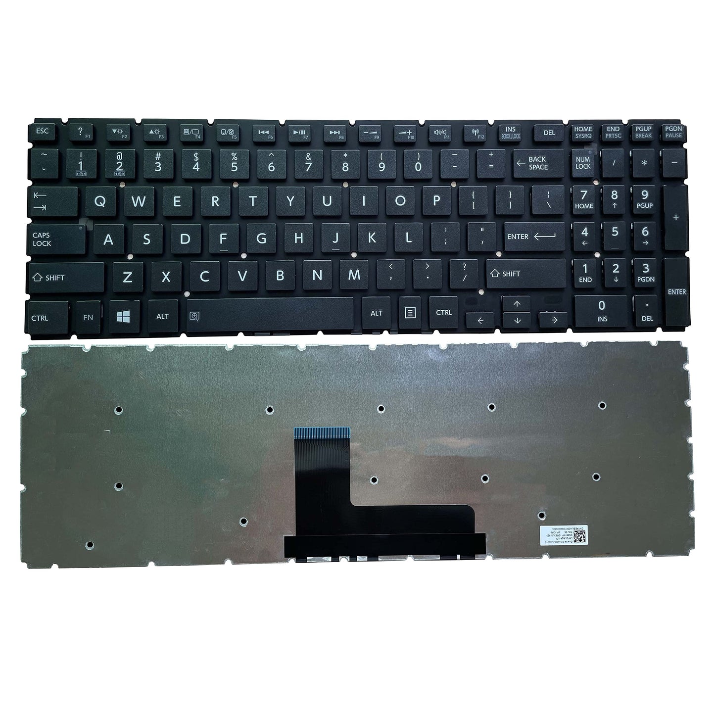 USA US Layout New Laptop Keyboard for Toshiba Satellite L50-B L50D-B L50T-B L55-B L50-C S50-B P50-C C55-C5246 C55-C5240 C55-C5241 Frameless No