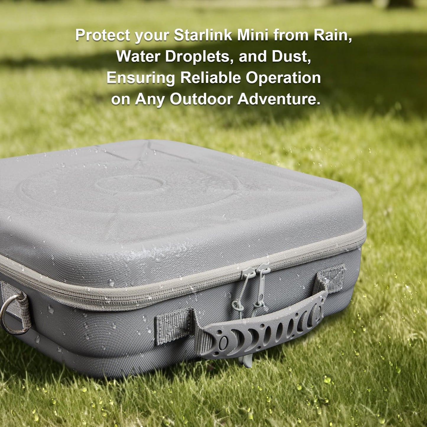 Starlink Mini Case, Shockproof Travel Organizer Carrying Bag for Satellite Dish & Accessories, Starlink Mini Protective Cover with Shoulder Strap