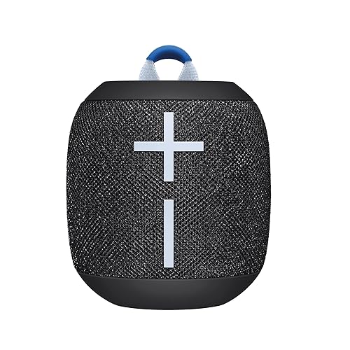 Ultimate Ears WONDERBOOM 3, Small Portable Wireless Bluetooth Speaker, Big Bass 360-Degree Sound for Outdoors, Waterproof, Dustproof IP67, Floatable