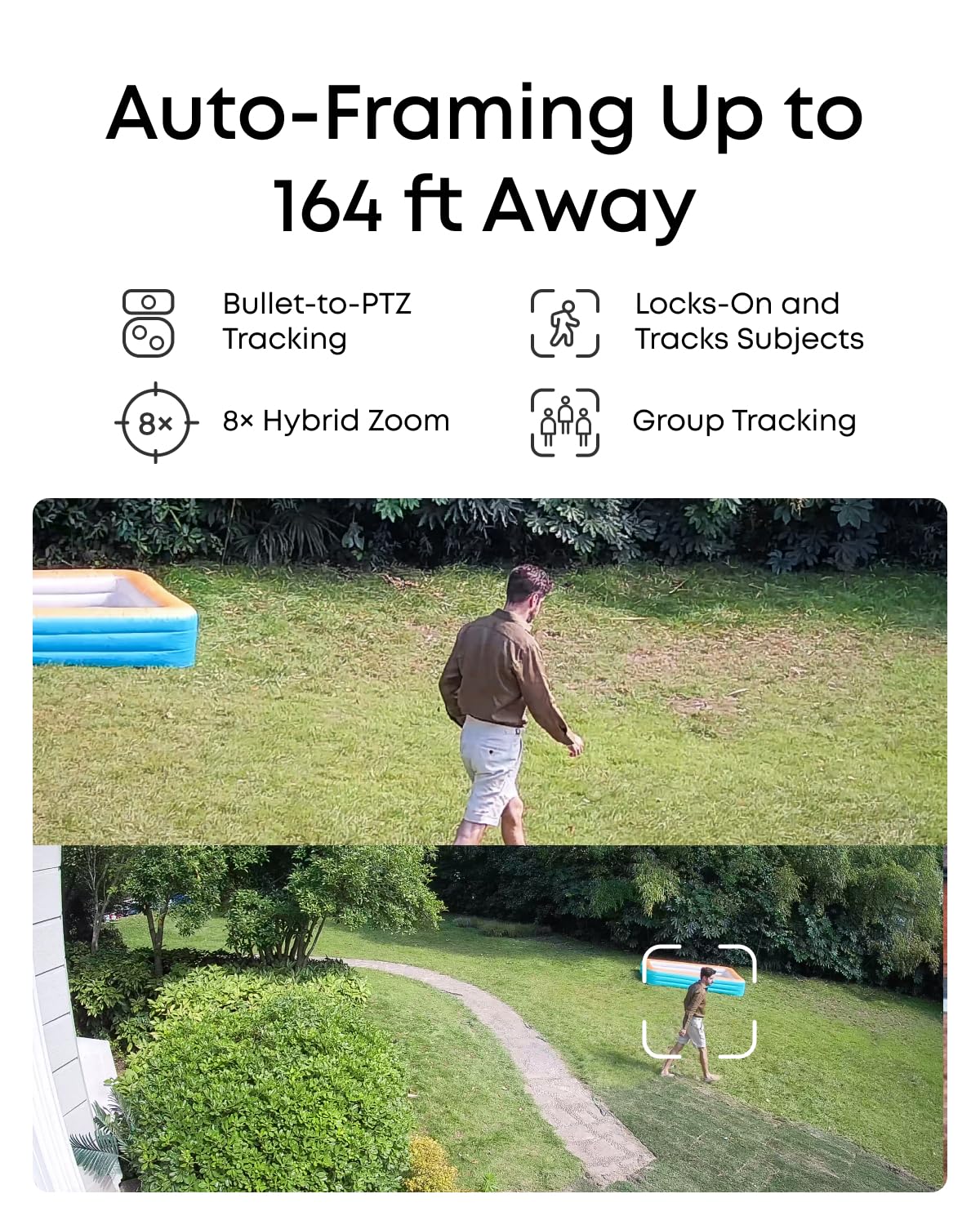 eufy PoE NVR Security Camera System S4, 24/7 Recording,Up to 16CH, 2TB HDD, 2 Bullet-PTZ Cams, 2 Bullet Cams, 360° PTZ, AI Auto Framing & Tracking