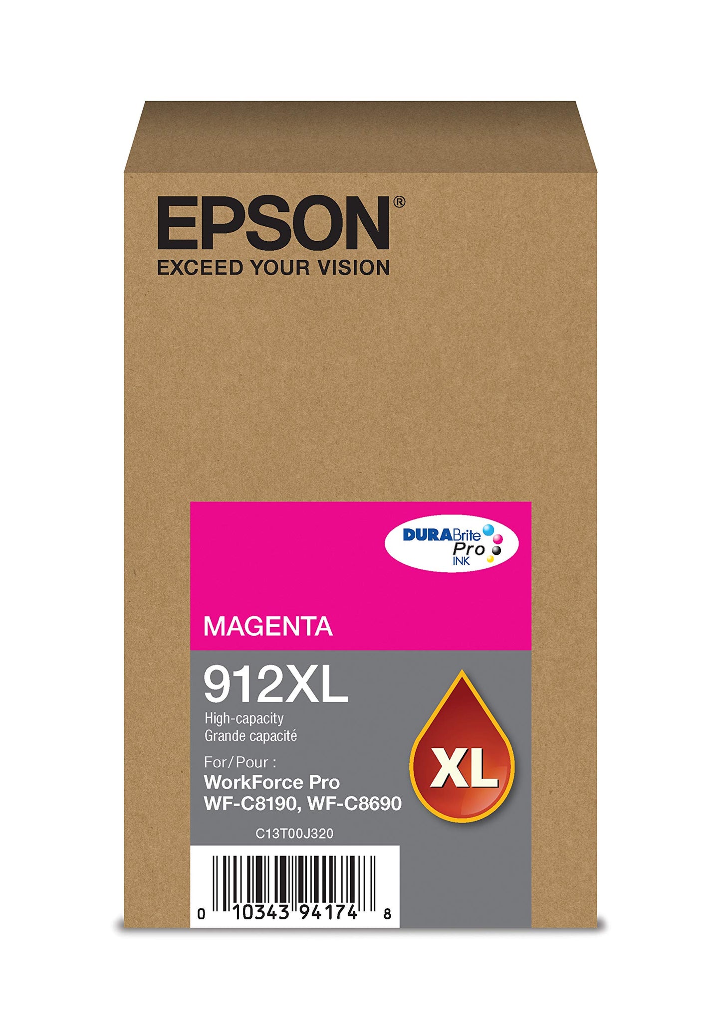 Epson DURABrite Pro T912XL320 -Ink -Cartridge - High Capacity Magenta