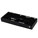 StarTech.com 2 Port HDMI Switch w/ Automatic and Priority Switching - 2 In 1 Out HDMI Selector with Automatic Priority Switching - 1080p, TAA