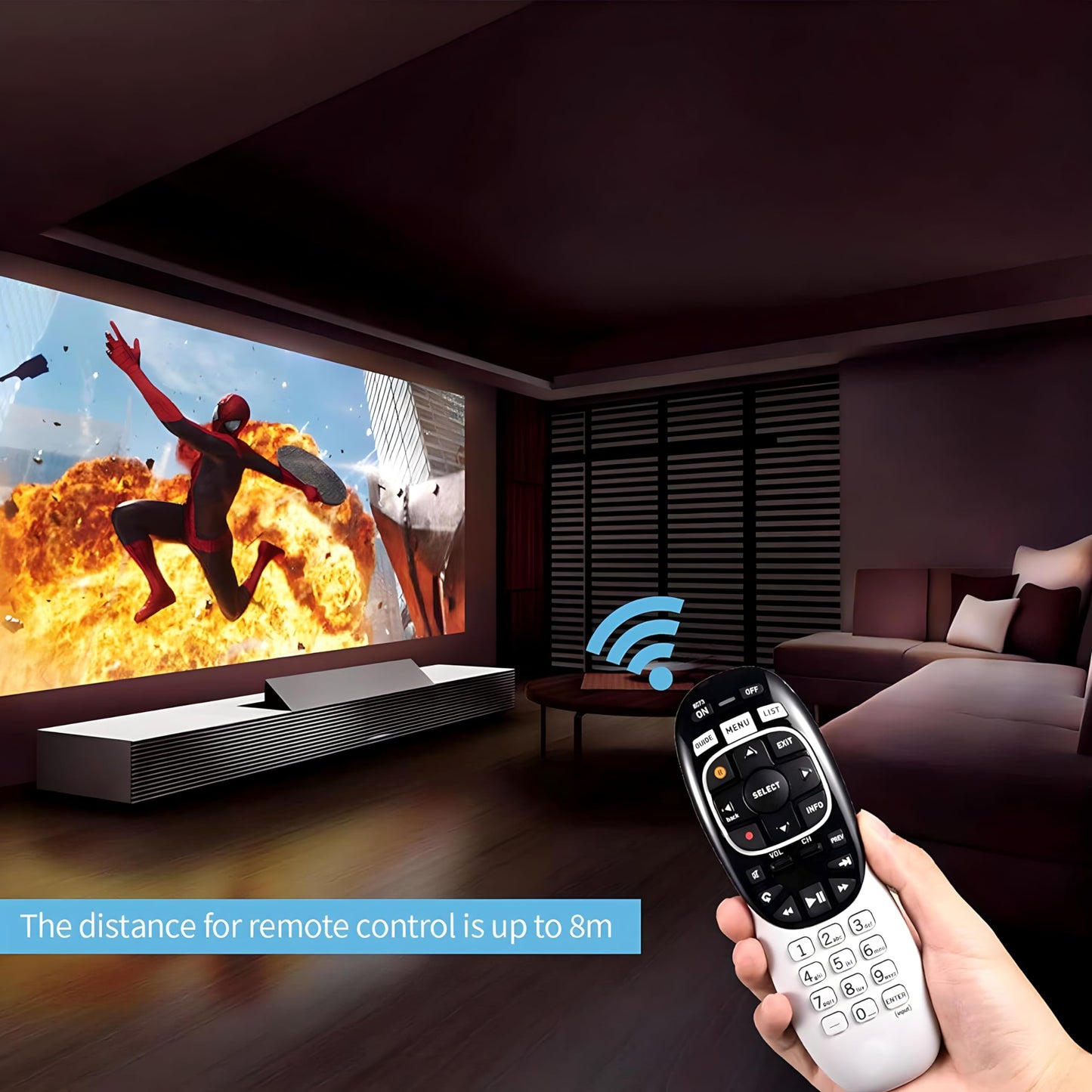 Buck AT&T DirecTV RC73 IR/RF Universal Wireless Genie Remote - DirecTV Remote Control Replacement for HR20, HR21, HR34, HR44, HR54 DVR Satellite Dish