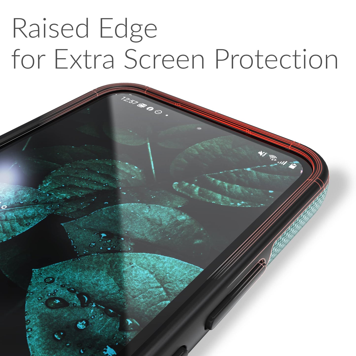Crave for Samsung Galaxy A54 Case, Shockproof Protection Dual Layer Case for Galaxy A54 (6.4 inch) - Forest Green