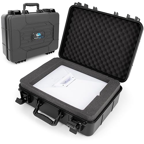 CASEMATIX Hard Case for Starlink Mini - Travel Storage for Dish, Mount, Power Supply, Cables & Accessories - Impact-Resistant Shell with Custom Foam &