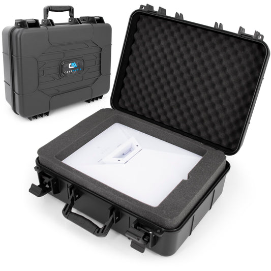 CASEMATIX Hard Case for Starlink Mini - Travel Storage for Dish, Mount, Power Supply, Cables & Accessories - Impact-Resistant Shell with Custom Foam &