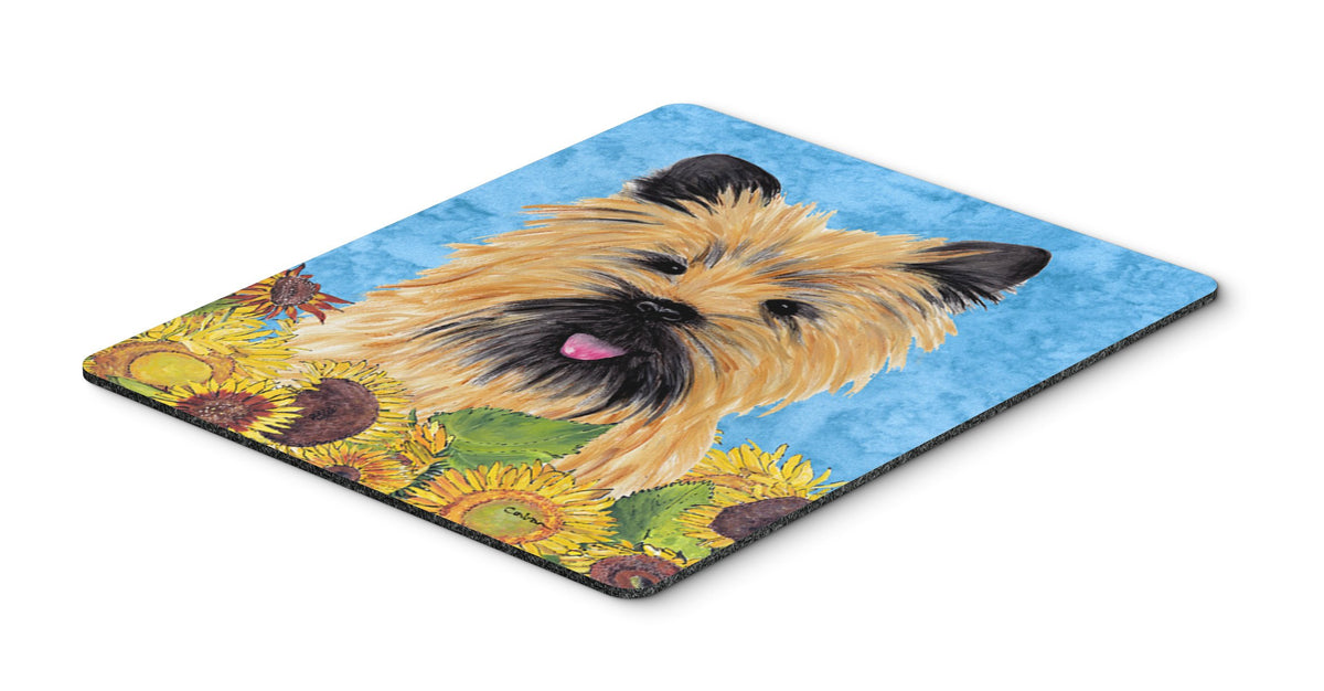 Caroline's Treasures SC9057MP Cairn Terrier in Summer Flowers Mouse Pad, Hot Pad or Trivet for Home Office Gaming Working Computers Laptop Mouse