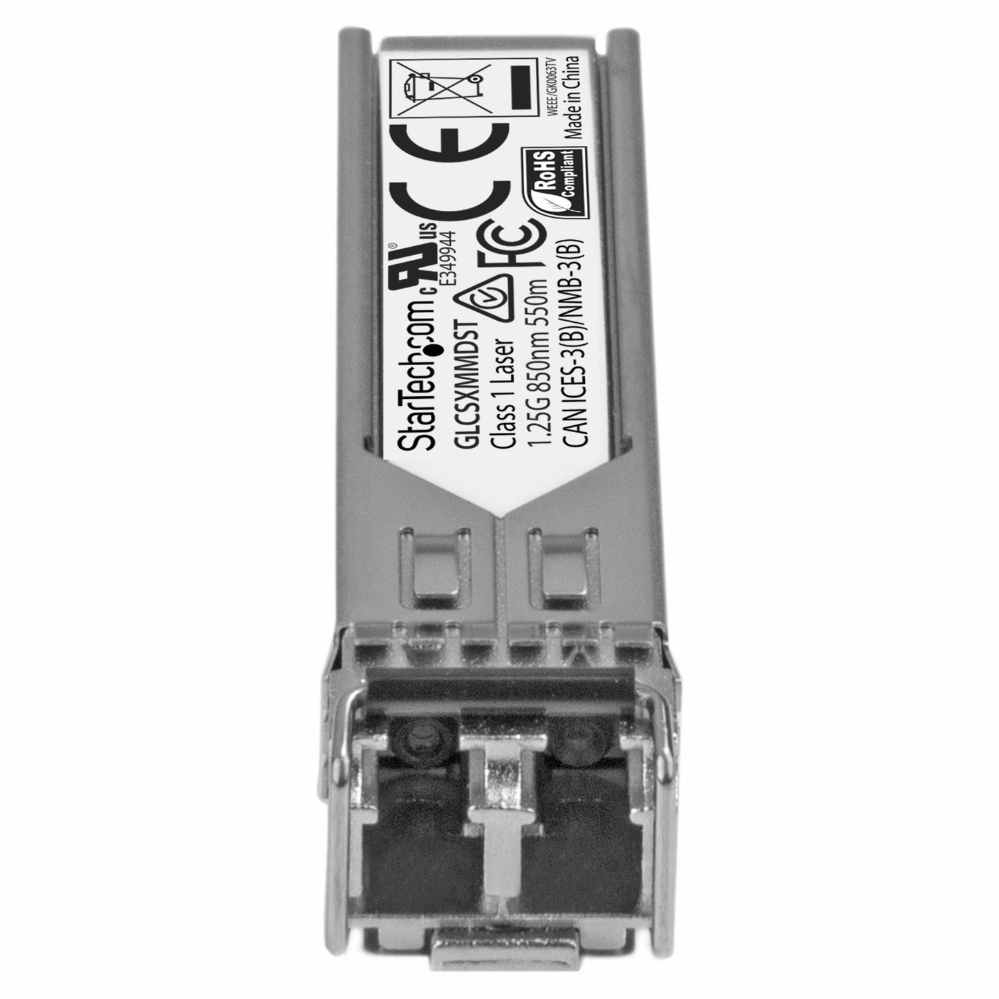 StarTech.com Cisco GLC-SX-MMD Compatible SFP Module - 1000BASE-SX - 1GbE Multimode Fiber MMF Optic Transceiver - 1GbE SFP - LC 550m - 850nm - DDM