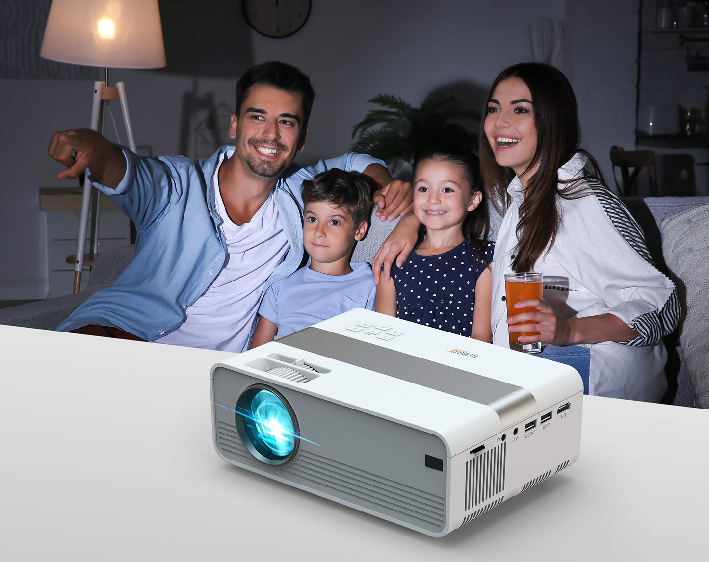 TECHNAXX mini led hd Beamer tx-127, 2,000 lm, 1280 x 720 Pixels
