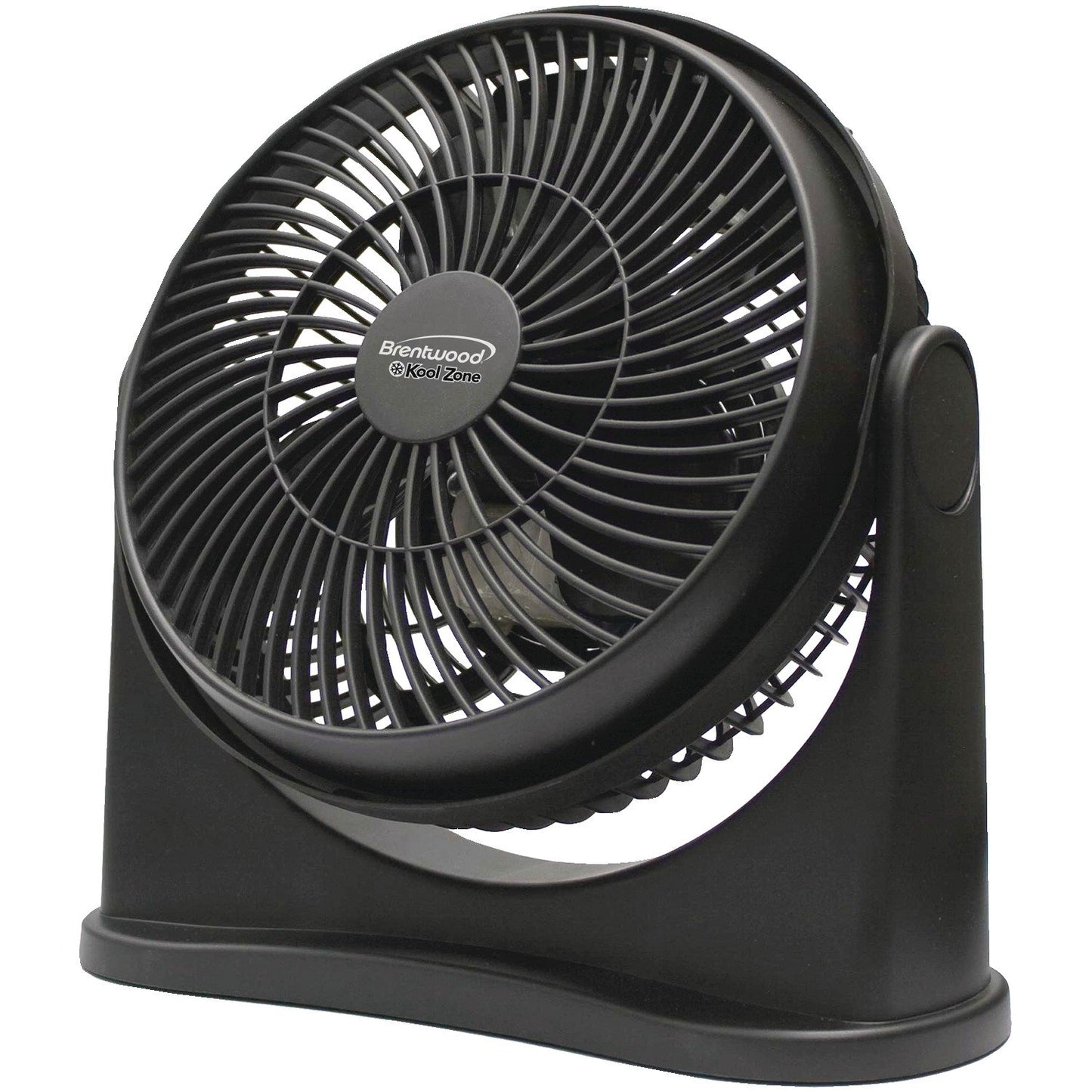Brentwood Kool Zone F-8BKR High Velocity Air Circulator Fan,3-Speed 8-inch,Black