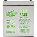 Interstate Batteries 12V 5Ah High Rate Battery (F2 Terminal) SLA AGM VRLA Fireproof Rechargeable Replacement for UPS Systems, Servers, Backup Power…
