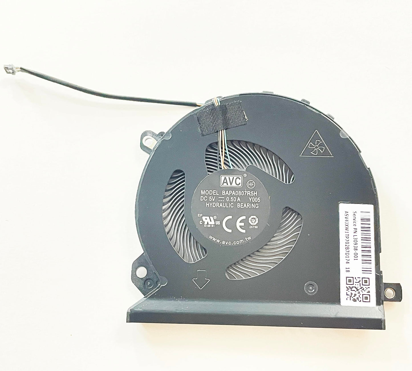 Replacement CPU+GPU Cooling Fan for HP zbook-Studio x360 g5 EliteBook 1050 G1 1050G1 HSN-Q11C Series NS85C00-17L24 NS85C00-17L25 L30938-001