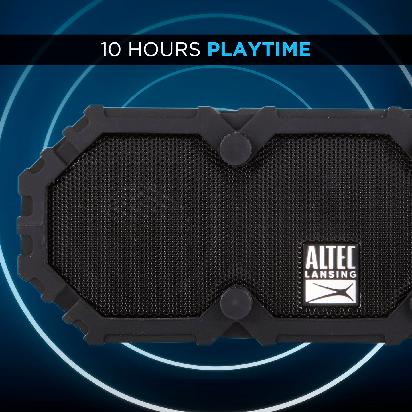 Altec Lansing Mini LifeJacket 2 - IP67 Waterproof Floating Bluetooth Speaker For Pool And Travel, Shockproof and Snowproof Portable Speaker