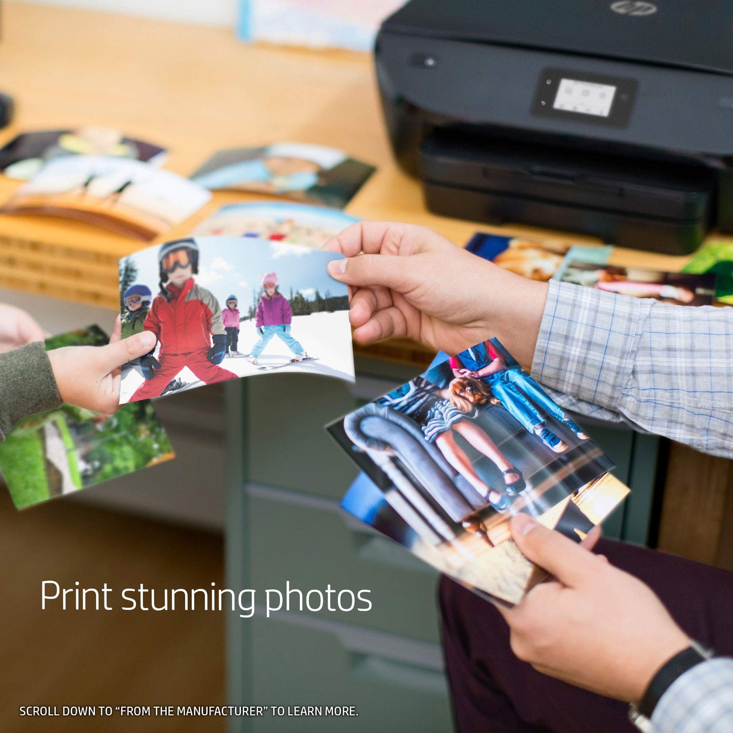 HP Envy Photo 6255 All in One Photo Printer with Wireless Printing, Instant Ink Ready (K7G18A) (Renewed)