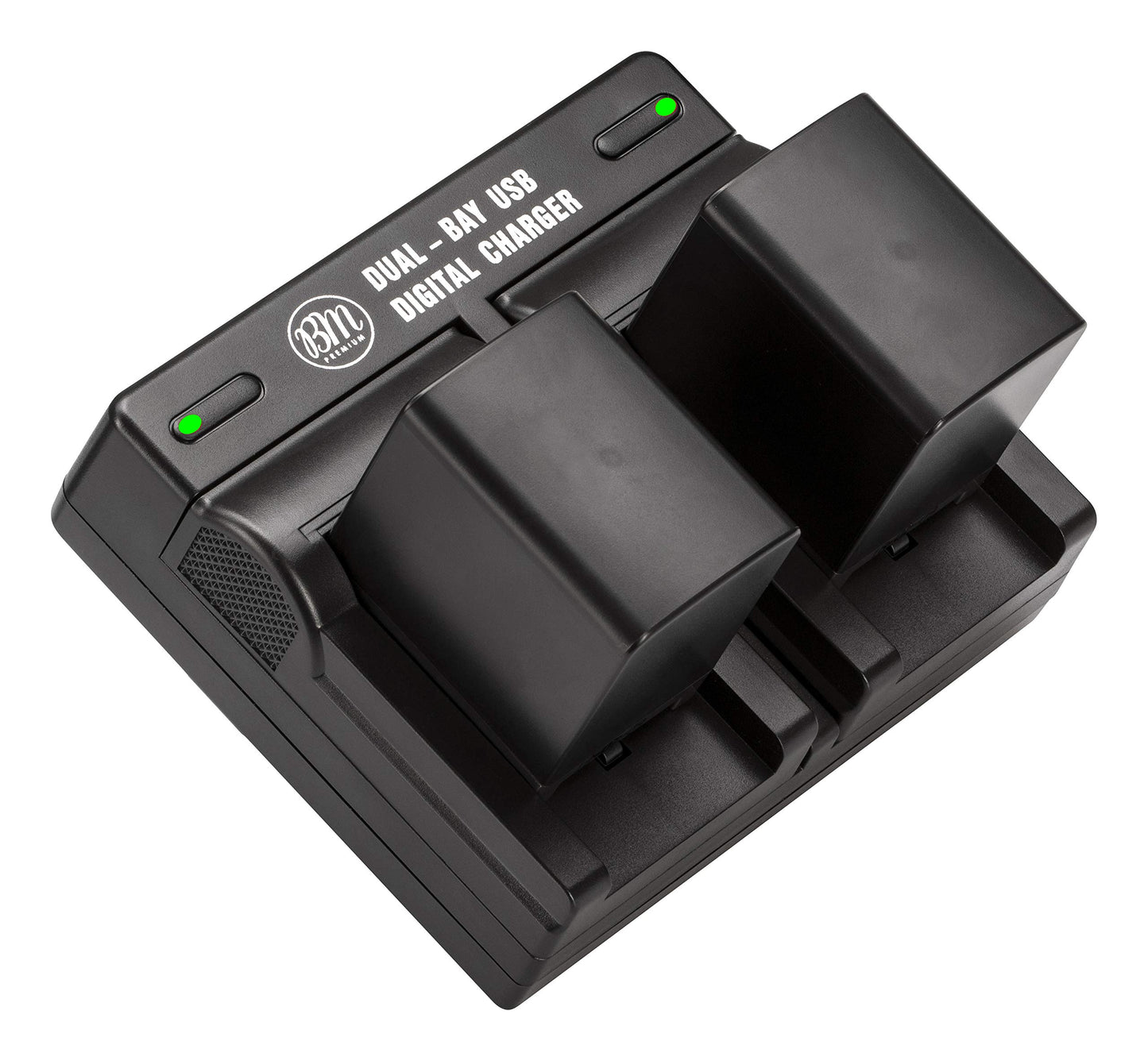BM Premium 2 BP-828 Batteries and Dual Battery Charger for Canon VIXIA HF G40, HF G50, HF G60, HF G70, XA40, XA45, XA50, XA55, XA60, XA65, XA70, XA75