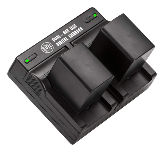 BM Premium 2 BP-828 Batteries and Dual Battery Charger for Canon VIXIA HF G40, HF G50, HF G60, HF G70, XA40, XA45, XA50, XA55, XA60, XA65, XA70, XA75