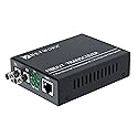 Networx® Gigabit Ethernet Fiber Media Converter - UTP to 1000Base-LX - ST Multimode, 5...