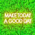 Make Today A Good Day Neon Sign Positive Led Neon Light for Wall Decor Inspirational Light Sign Wall Art LED Neon Light Up Sign for Party Wedding