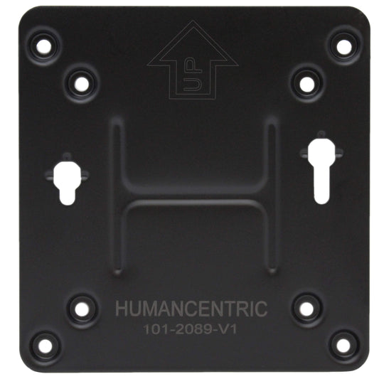 HumanCentric Mounting Bracket Compatible with Intel NUC, VESA Monitor Arm Plate for NUC Mini PC Computer, 75x75mm and 100x100mm Patterns, Does not fit
