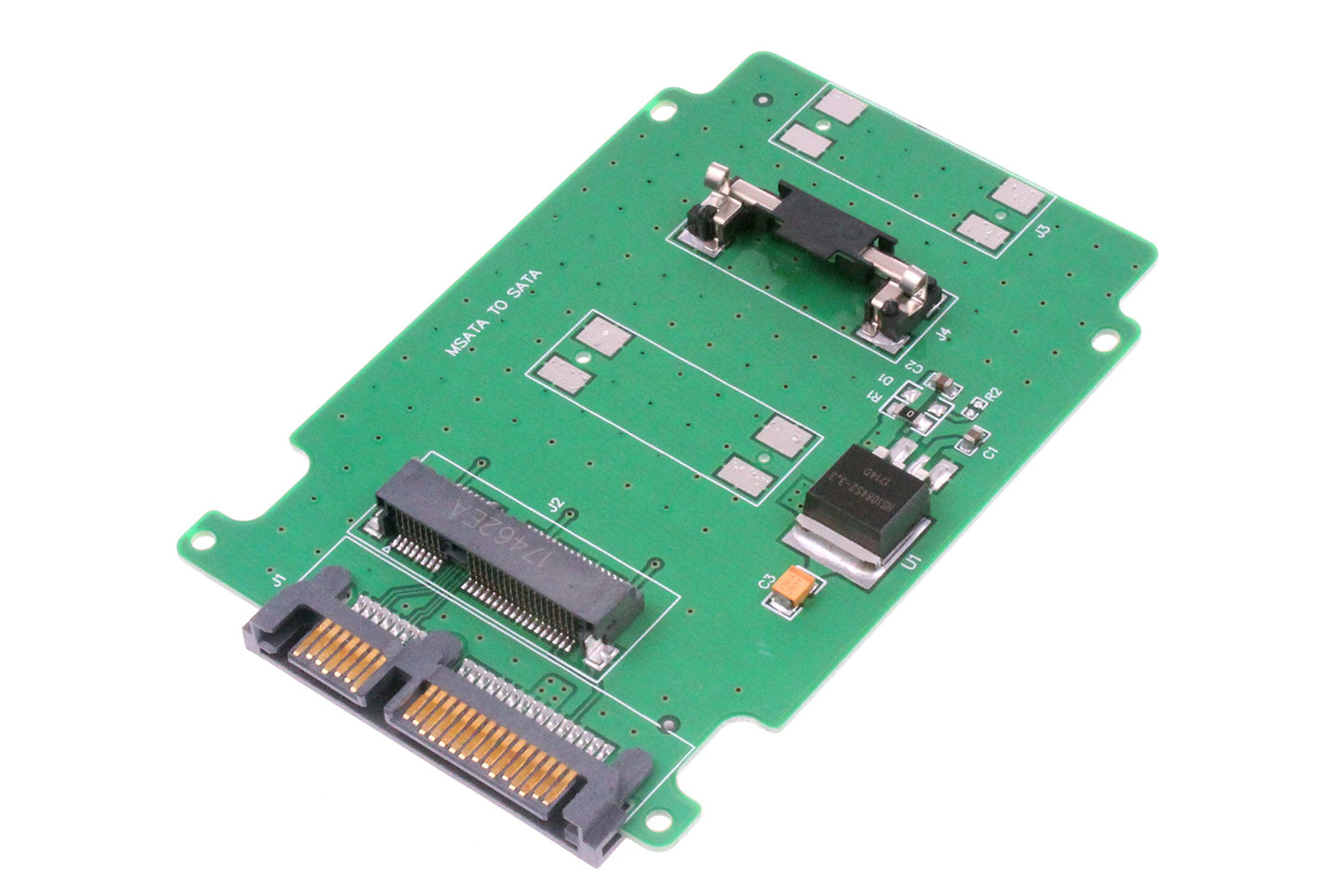 NOYITO mSATA to SATA 3.0 Adapter Converter Card 50mm mSATA SSD to 2.5” SATA SSD 15+7 Pin Adapter