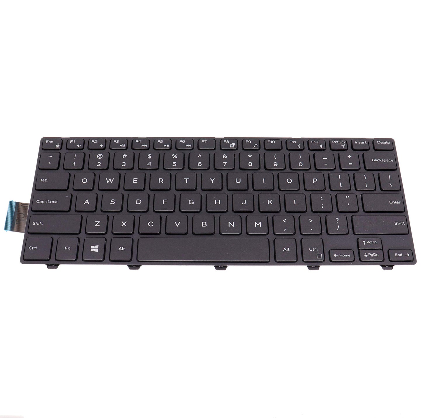 LeFix Replacement for US Non-Backlit Keyboard Dell Inspiron 14 3000 (3441), (3442)|14 5000 (5442), (5445), (5447), (5448), (5451)|14 7000 (7447)|