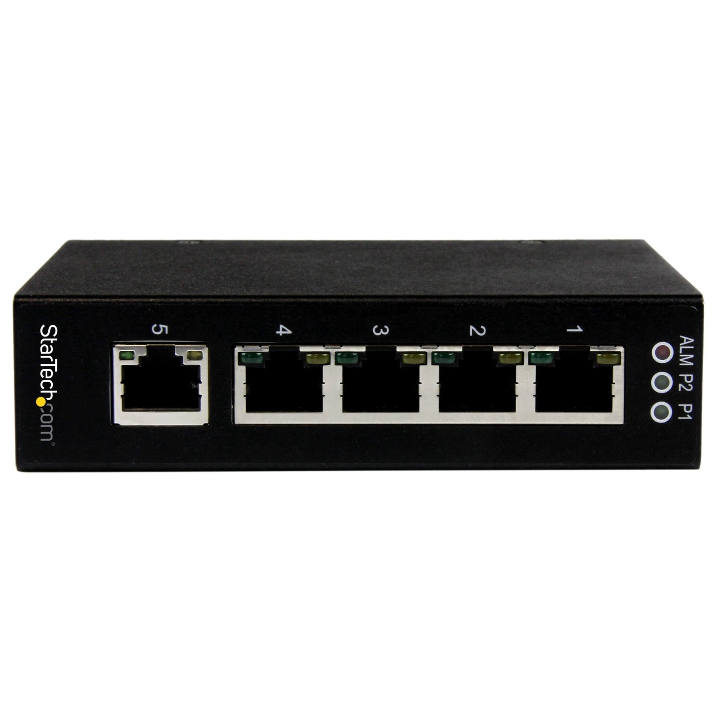 StarTech.com 5 Port Unmanaged Industrial Gigabit Ethernet Switch - DIN Rail / Wall-Mountable Network Switch - Rugged IP30 Gigabit Switch , TAA