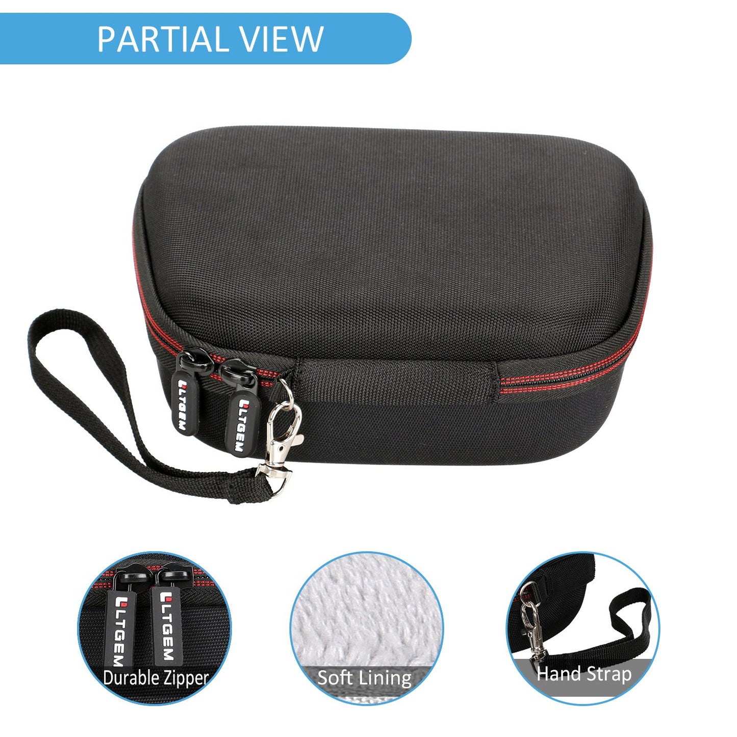 LTGEM Case Compatible with Xbox Core/PlayStation DualSense™/PowerA/GameSir G7 SE/Xbox Microsoft Elite Series 2 Core PS5 Gaming Controller, Hard Travel