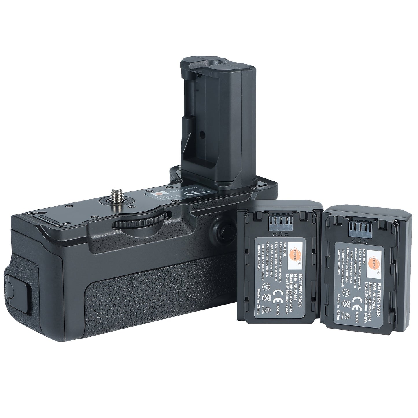 DSTE Pro VG-C3EM Vertical Battery Grip + 2X NP-FZ100 Battery Compatible with Sony A9 A7RIII A7MIII Digital Camera