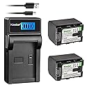 Kastar 2X Battery + Slim LCD Charger for JVC BN-VG121 BNVG121 BN-VG107 BN-VG107U BN-VG108E BN-VG108U BN-VG114 BN-VG114AC VG114E VG114U VG121AC VG121