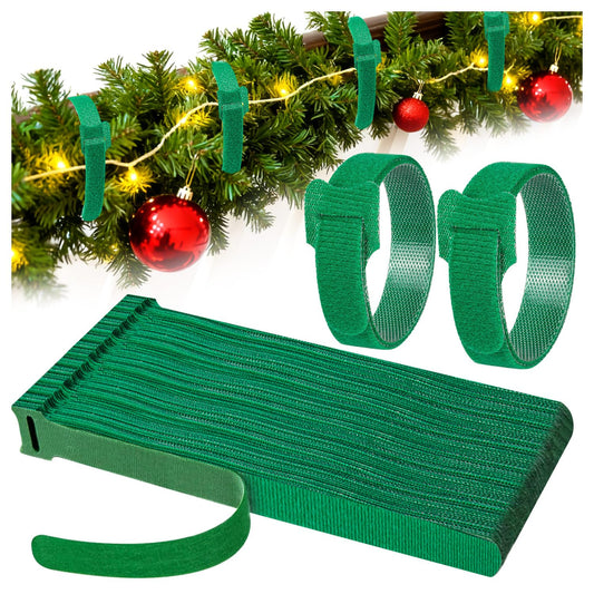 100Pcs Reusable Cable Ties 12 Inch, Adjustable Cord Organizer Hook and Loop Wire Ties for Electronics, Home Office Desk and PC Cable Management