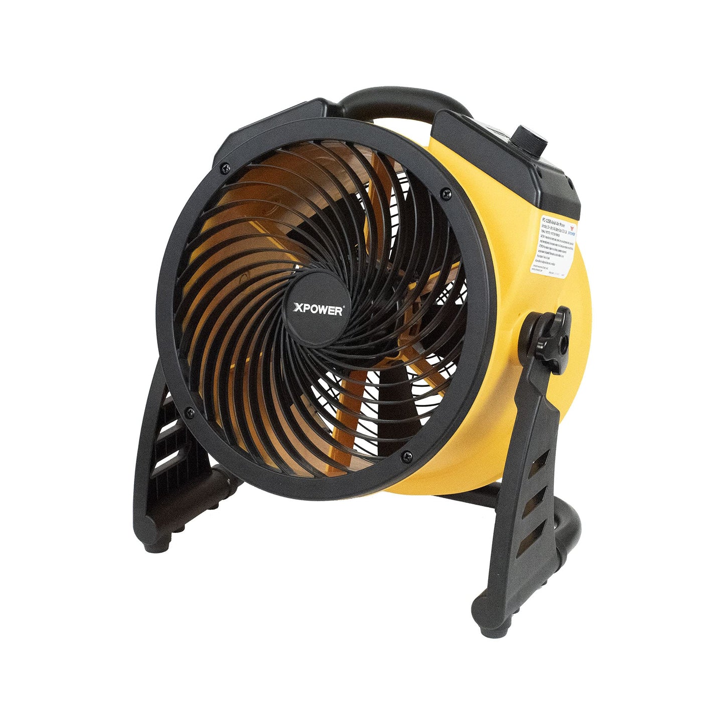 Air Circulator Utility Fan, 900 CFM, Variable Speed, 11 in Sealed Brushless DC Motor