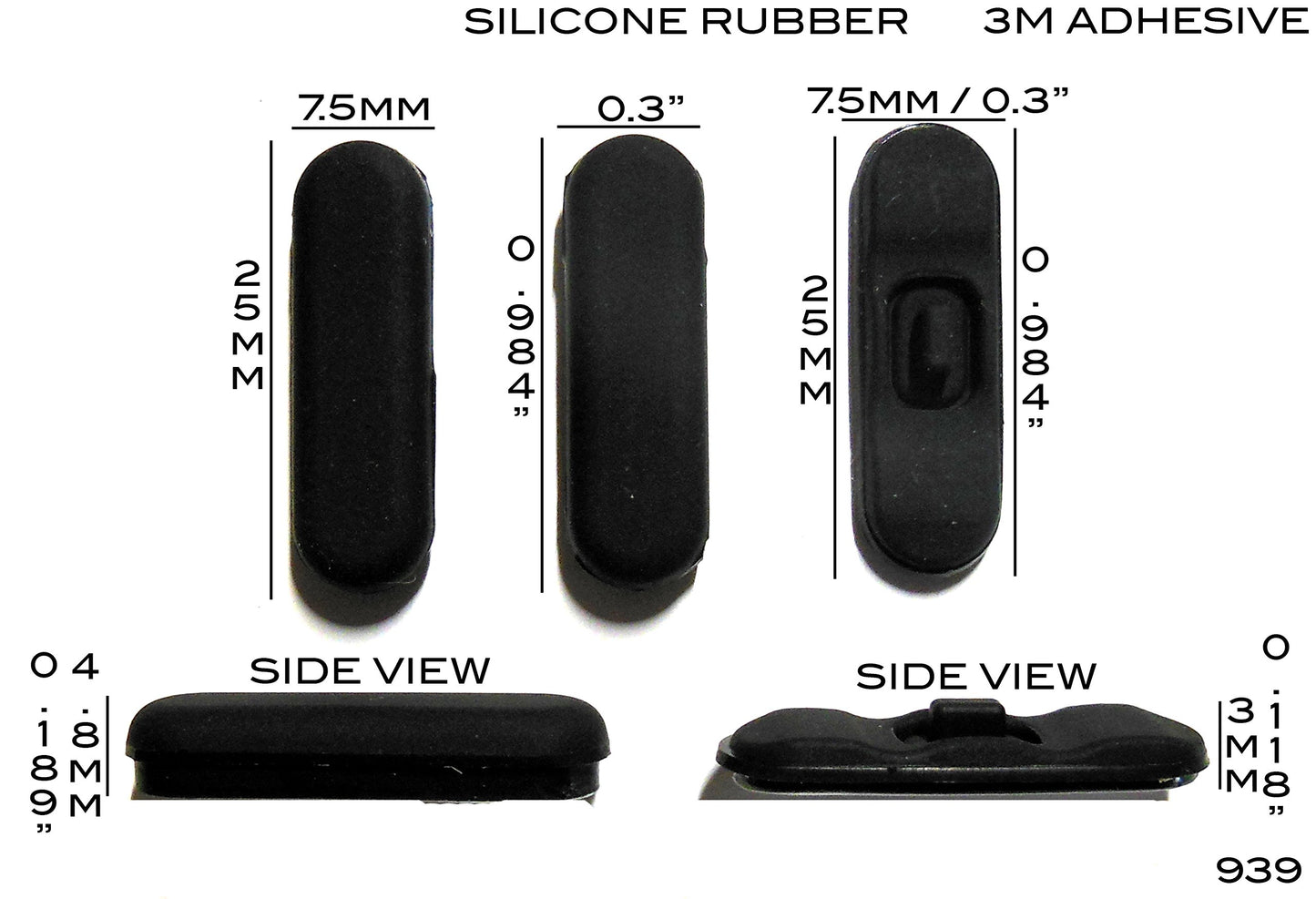 VATH Thinkpad Rubber Feet Set for T420s, T420Si, T430s (4 Pieces) [939]