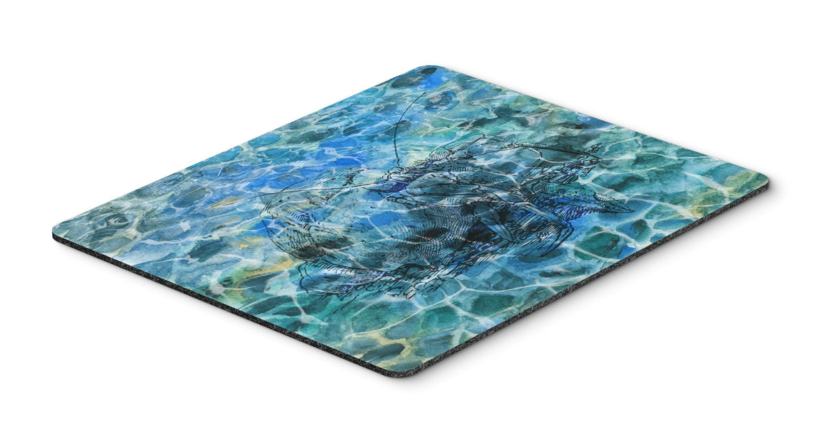 Caroline's Treasures BB5361MP Hermit Crab Under Water Mouse Pad, Hot Pad or Trivet for Home Office Gaming Working Computers Laptop Mouse Mat,Washable