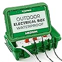 SockitBox - The Original Weatherproof Connection Box - Indoor & Outdoor Electrical Power Cord Enclosure for Timers, Extension Cables, Transformers