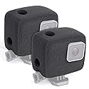 GEPULY 2-Pack Windslayer Housing Frame Case Wind Cover for GoPro Hero 7 6 5 Black Reduces Wind Noise for Optimal Audio Recording