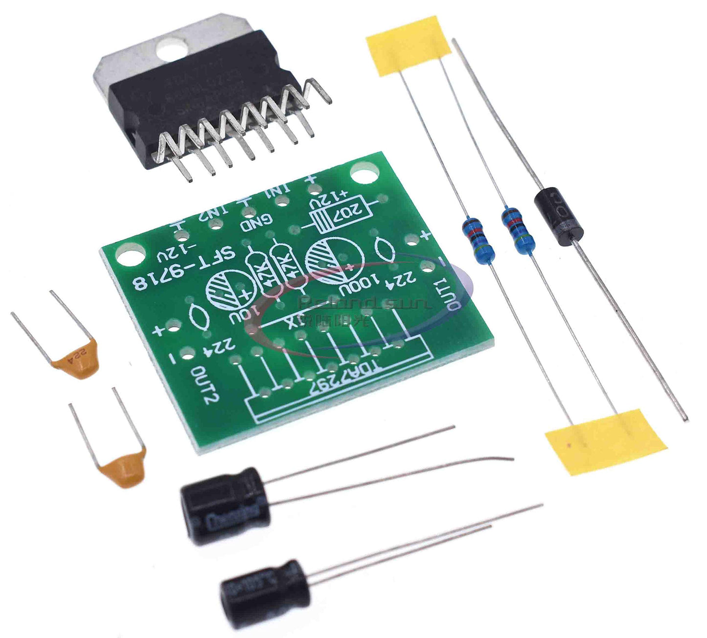 TDA7297 Amplifier Board Spare Parts dc 12v Grade 2.0 Dual Audio encoding 15w Electronic DIY kit