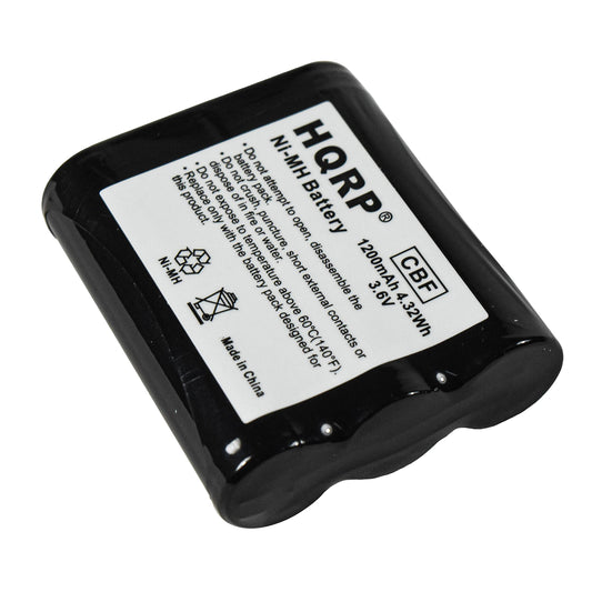 HQRP Phone Battery Compatible with Panasonic KX-FPG371 KX-FPG376 KX-FPG377 KX-FPG378BR KX-FPG381 KX-TG2205 Cordless Telephone