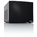 Fractal Design Node 304 - Black - Mini Cube Compact Computer Case - Small Form Factor - Mini ITX - Mitx - High Airflow - Modular Interior - 3X Silent
