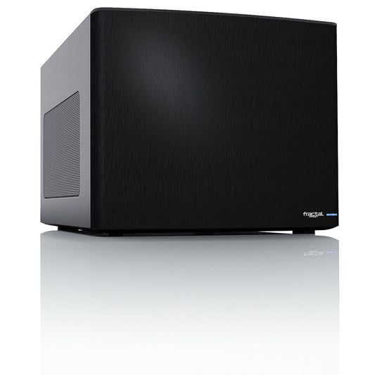 Fractal Design Node 304 - Black - Mini Cube Compact Computer Case - Small Form Factor - Mini ITX - Mitx - High Airflow - Modular Interior - 3X Silent