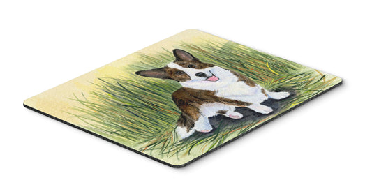 Caroline's Treasures SS8004MP Corgi Mouse Pad, Hot Pad or Trivet for Home Office Gaming Working Computers Laptop Mouse Mat,Washable Large Mousepad