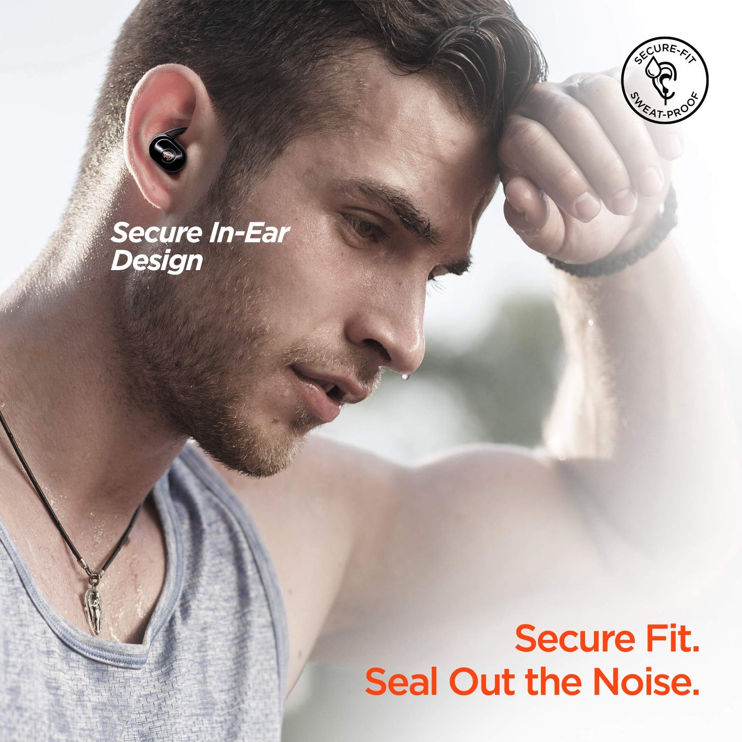 HyperGear Active True Wireless Bluetooth Earbuds - Noise Cancelling Mic, HD Stereo Sound, Touch Control, Quick Pairing, IPX5 Waterproof, Charging…