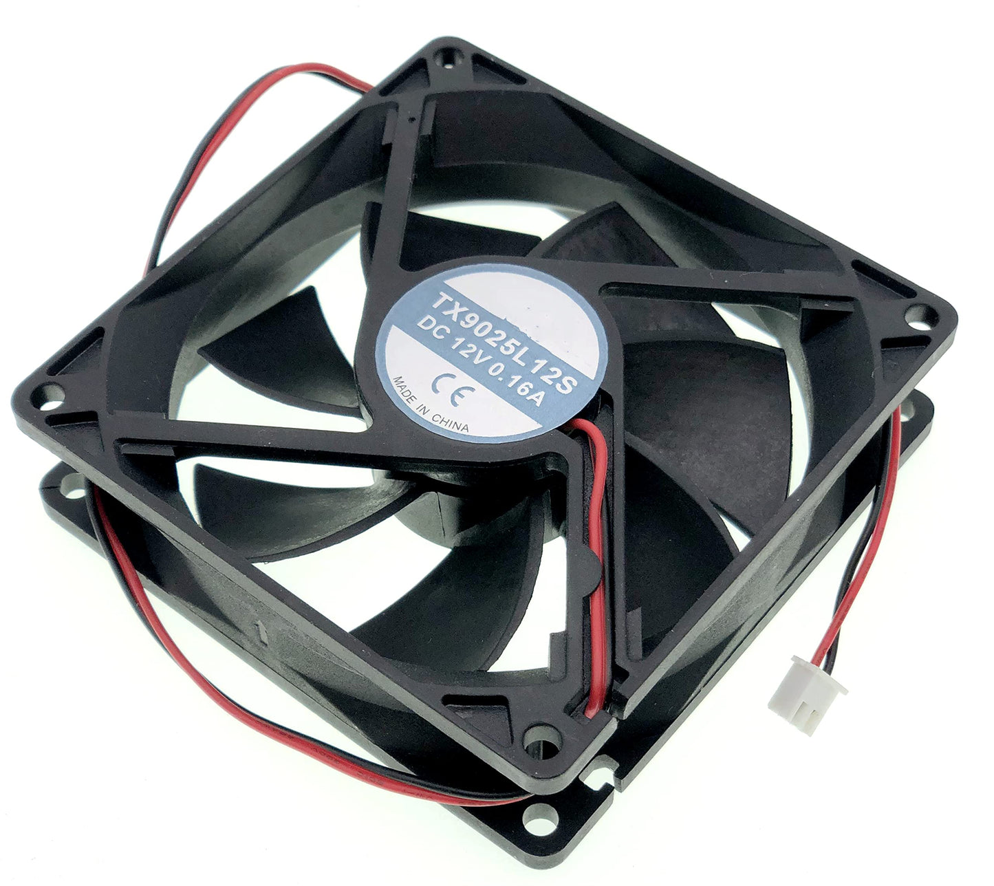 New Case Cooling Fan for TX9025L12S 9cm 9025 Computer Case Fan DC12V 0.16A Size:90 * 90 * 25 mm 2-pin 2-Wire