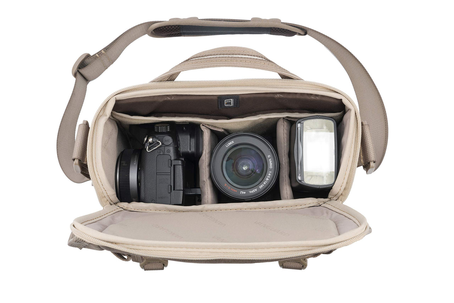 VANGUARD VEO RANGE21M BG Small Shoulder Bag for Mirrorless/CSC Camera, Beige