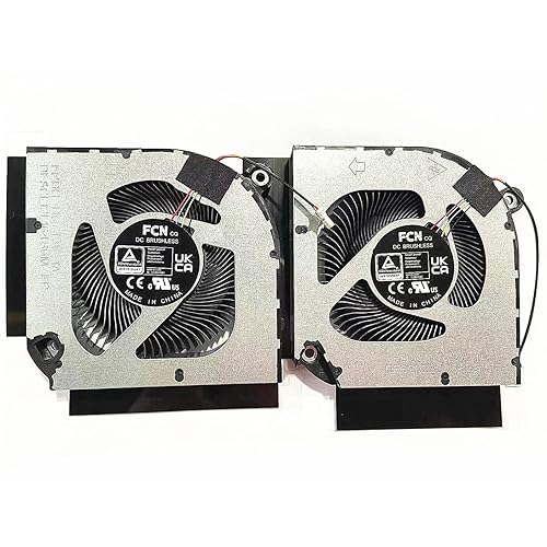 Fleshy Leaf New CPU+GPU Cooling Fan Replacement for Acer Nitro 5 AN515-58 AN517-55 AN515-46 N22C1 PH317-55 PH315-55 PH317-56 12V DFSCK22D05883M FPDG