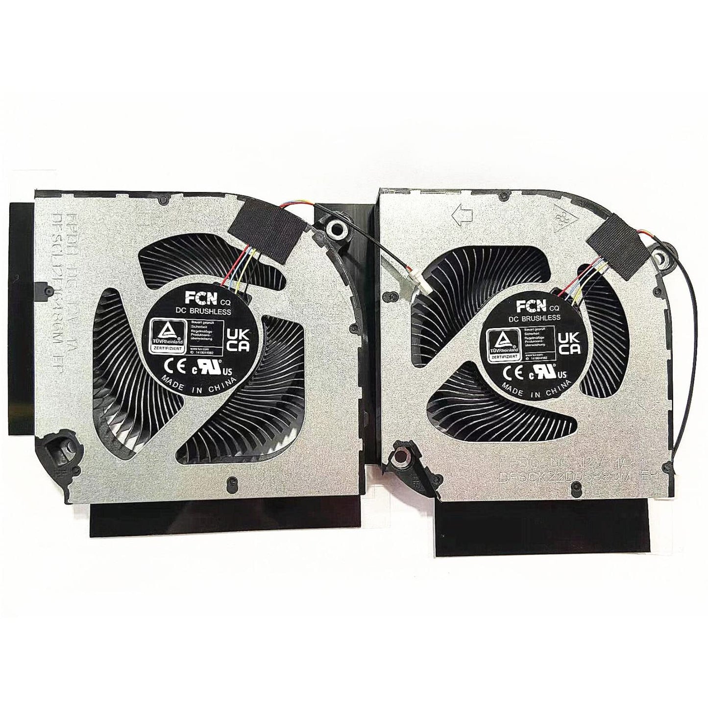 Fleshy Leaf New CPU+GPU Cooling Fan Replacement for Acer Nitro 5 AN515-58 AN517-55 AN515-46 N22C1 PH317-55 PH315-55 PH317-56 12V DFSCK22D05883M FPDG