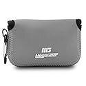 Mega Gear Canon PowerShot SX620 HS Ultra Light Neoprene Camera Case, with Carabiner - Gray - MG815