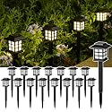 SOLPEX 16 Pack Solar Outdoor Lights, Path Lights, Walkway Lights Outdoor, Solar Garden Lights, Pathway Lights Waterproof for Garden, Yard, Landscape